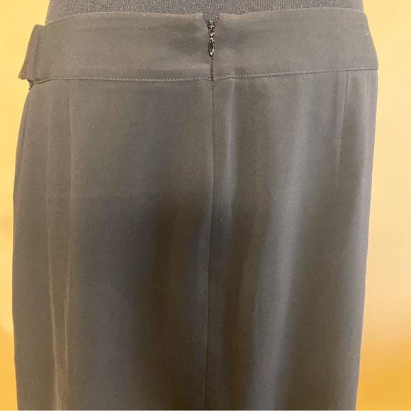 Laundry by Shelli Segal Black Knee Length Skirt Size 14 - Picture 9 of 11